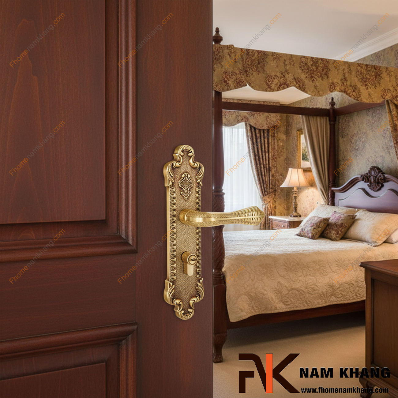 Khóa cửa gỗ