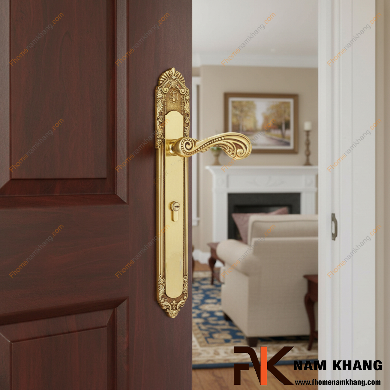 Khóa cửa gỗ