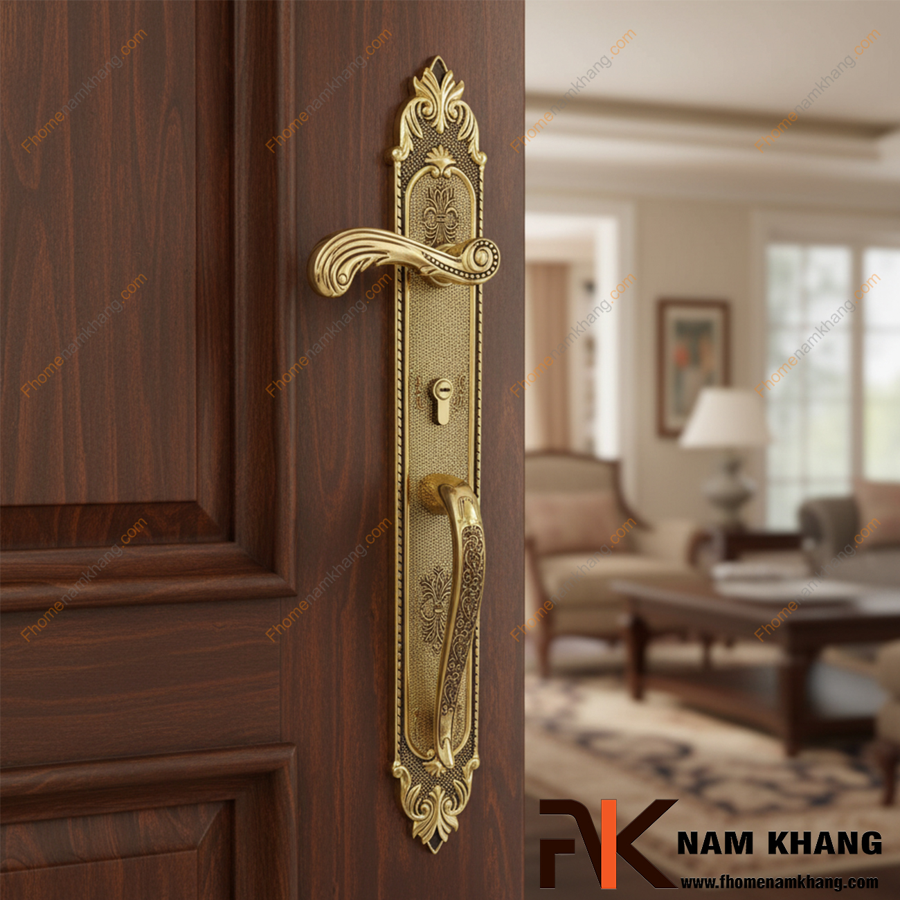 Khóa cửa tay gạt