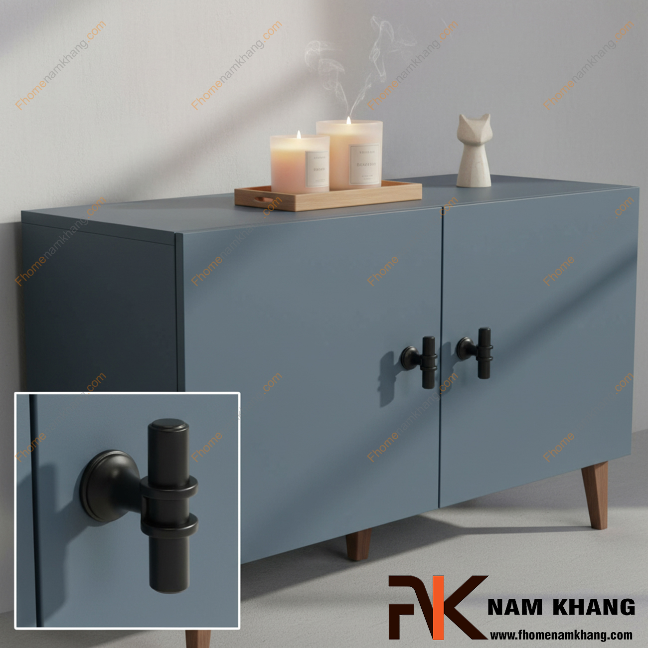 Tay nắm tủ hợp kim