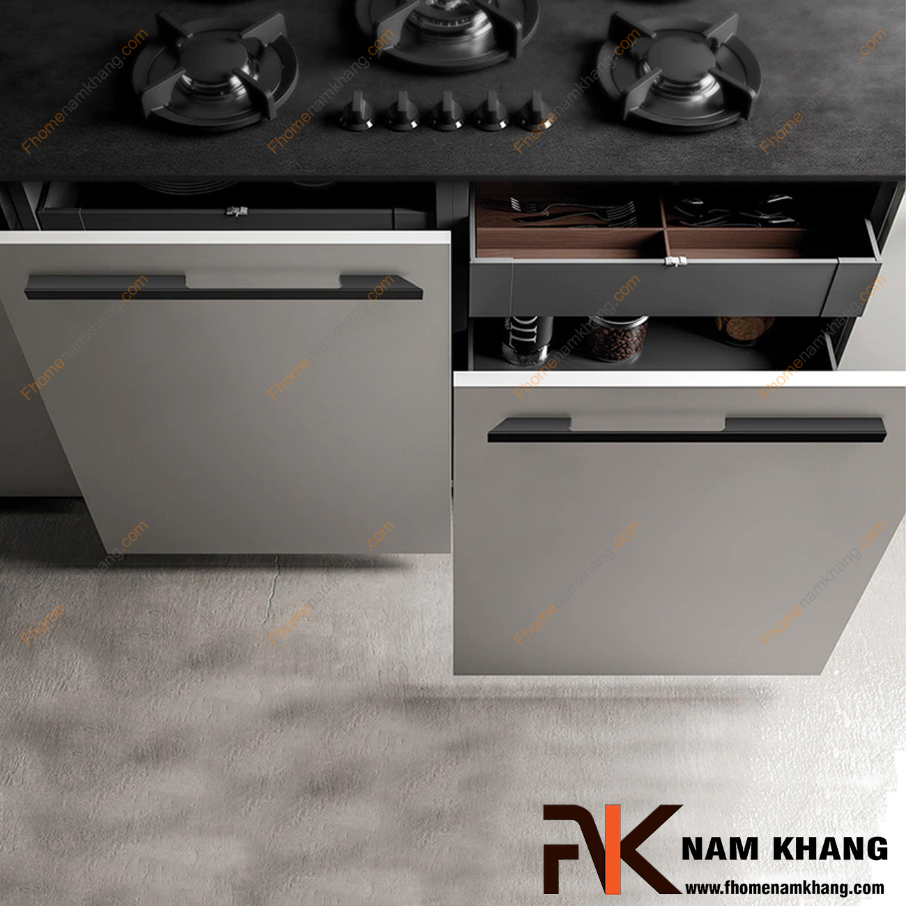 Tay nắm tủ hợp kim