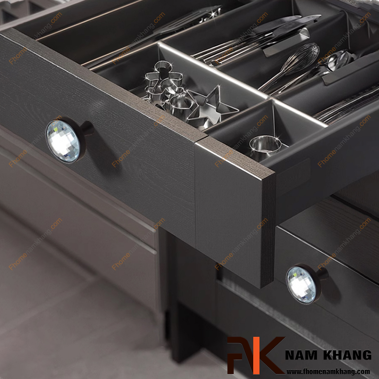 Núm tay nắm tủ