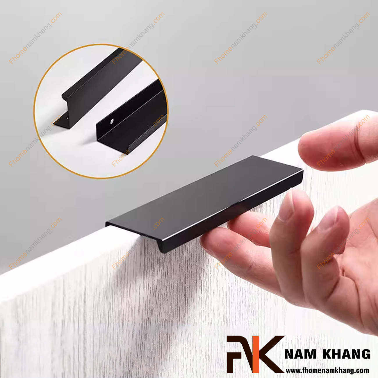 Tay nắm tủ hợp kim