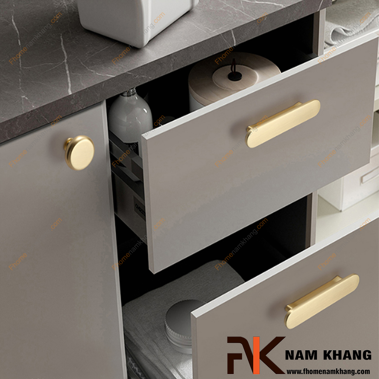 Tay nắm tủ hợp kim