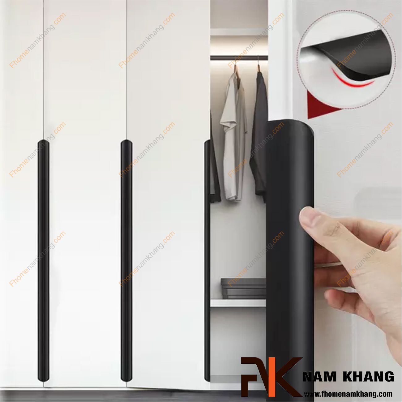 Tay nắm tủ hợp kim