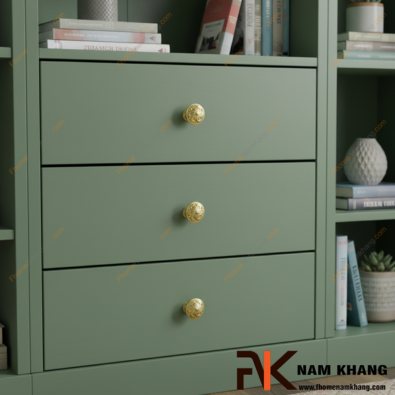 Núm tay nắm tủ