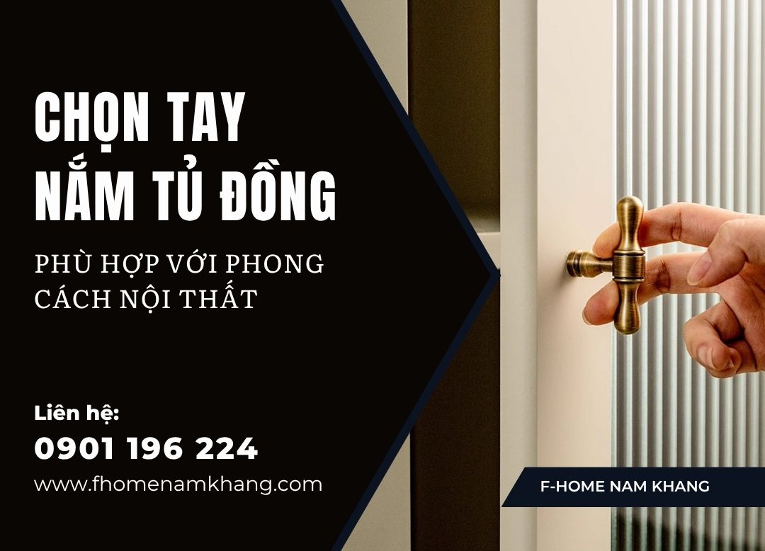Tay nắm tủ đồng