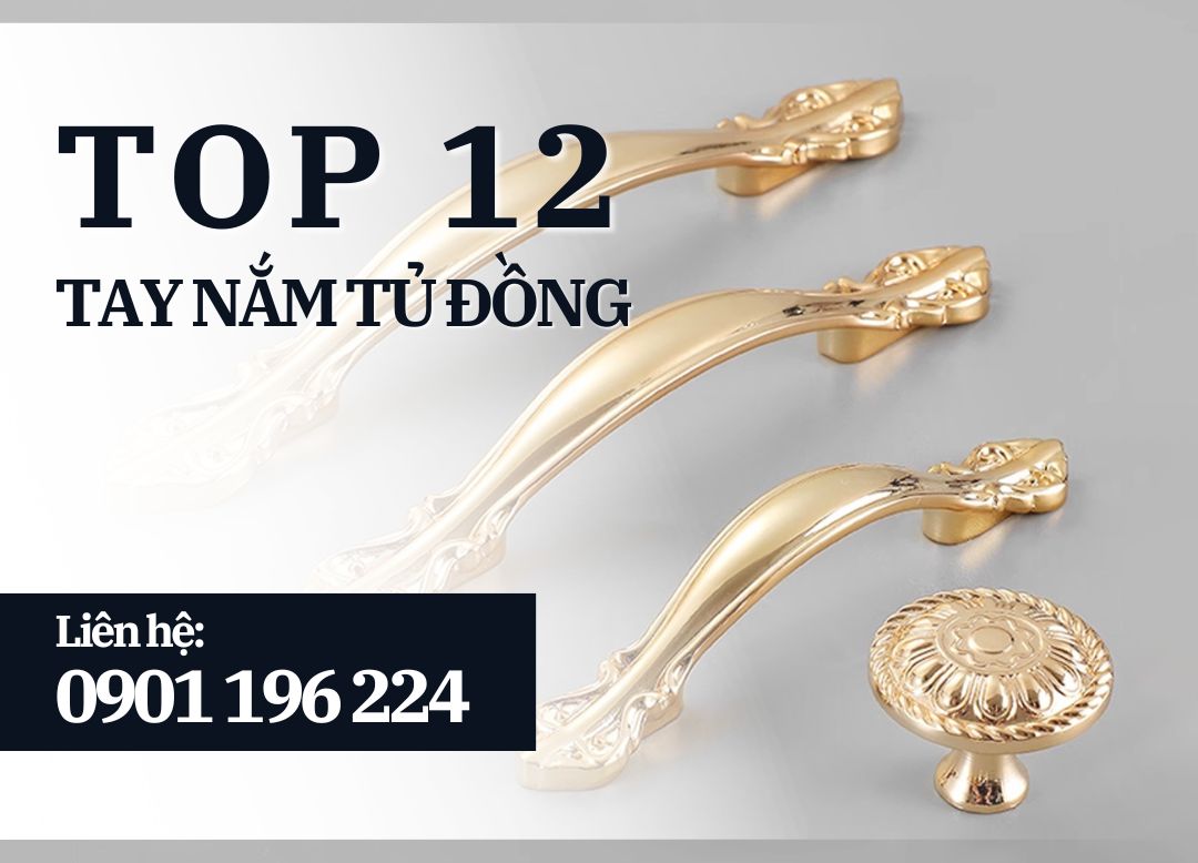 Tay nắm tủ đồng