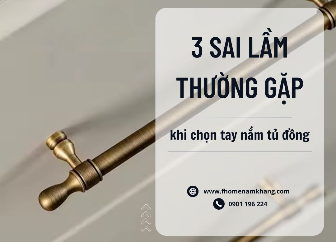 Tay nắm tủ đồng