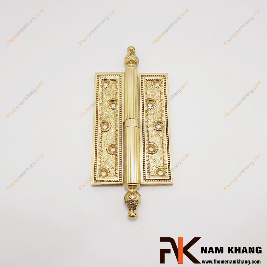 Bản lề cối đồng hoa lỗ vít NK602-FDO - kiểu dáng bản lề cửa đồng đặc cao cấp có độ bền cao và khả năng chống ăn mòn tốt.