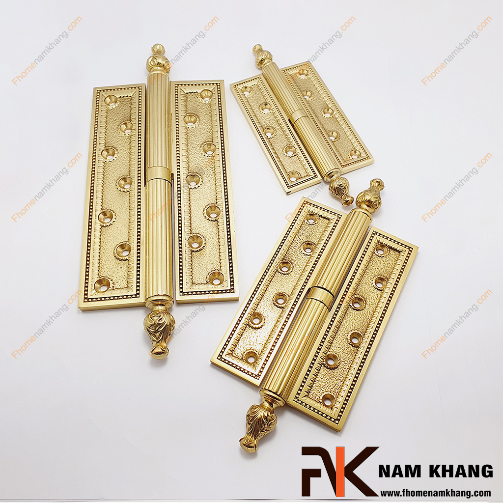 Bản lề cối đồng hoa lỗ vít NK602-FDO - kiểu dáng bản lề cửa đồng đặc cao cấp có độ bền cao và khả năng chống ăn mòn tốt.