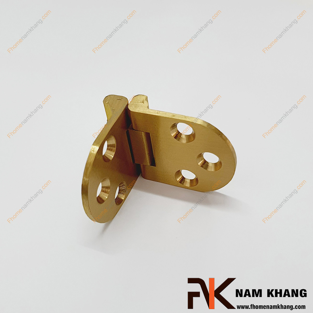 Bản lề mặt bàn gấp 180 độ màu đồng vàng NKL003LMB-DV kiểu mẫu bản lề nhỏ gọn và có thể sử dụng gấp được 180 độ tiện dụng.