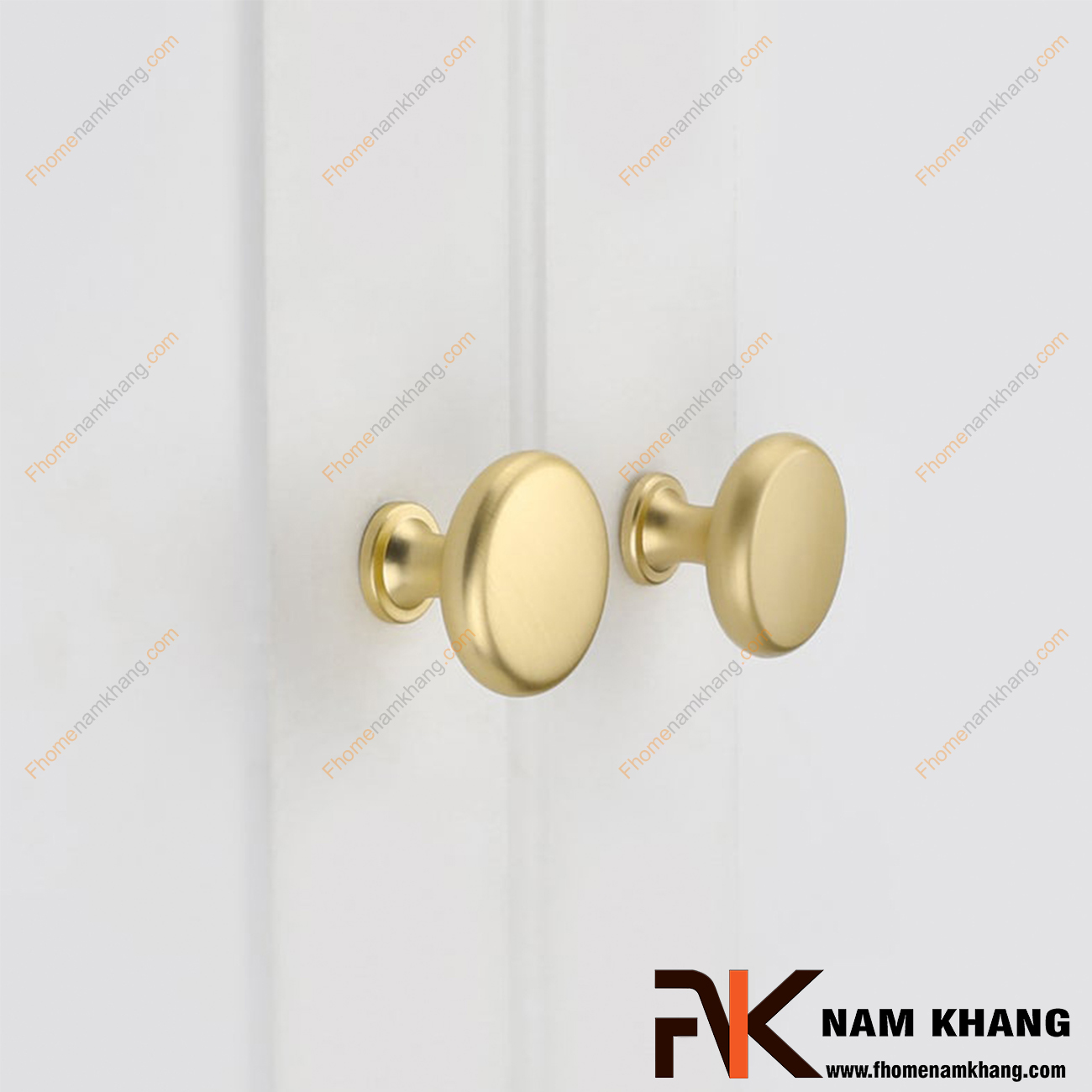 Núm cửa tủ dạng tròn vàng mờ NK211-VM - sản phẩm phụ kiện tủ nhỏ gọn thiết kế đơn giản bo tròn nhẹ nàng và sỡ hữu màu mạ mờ ấn tượng dễ dàng phối hợp.