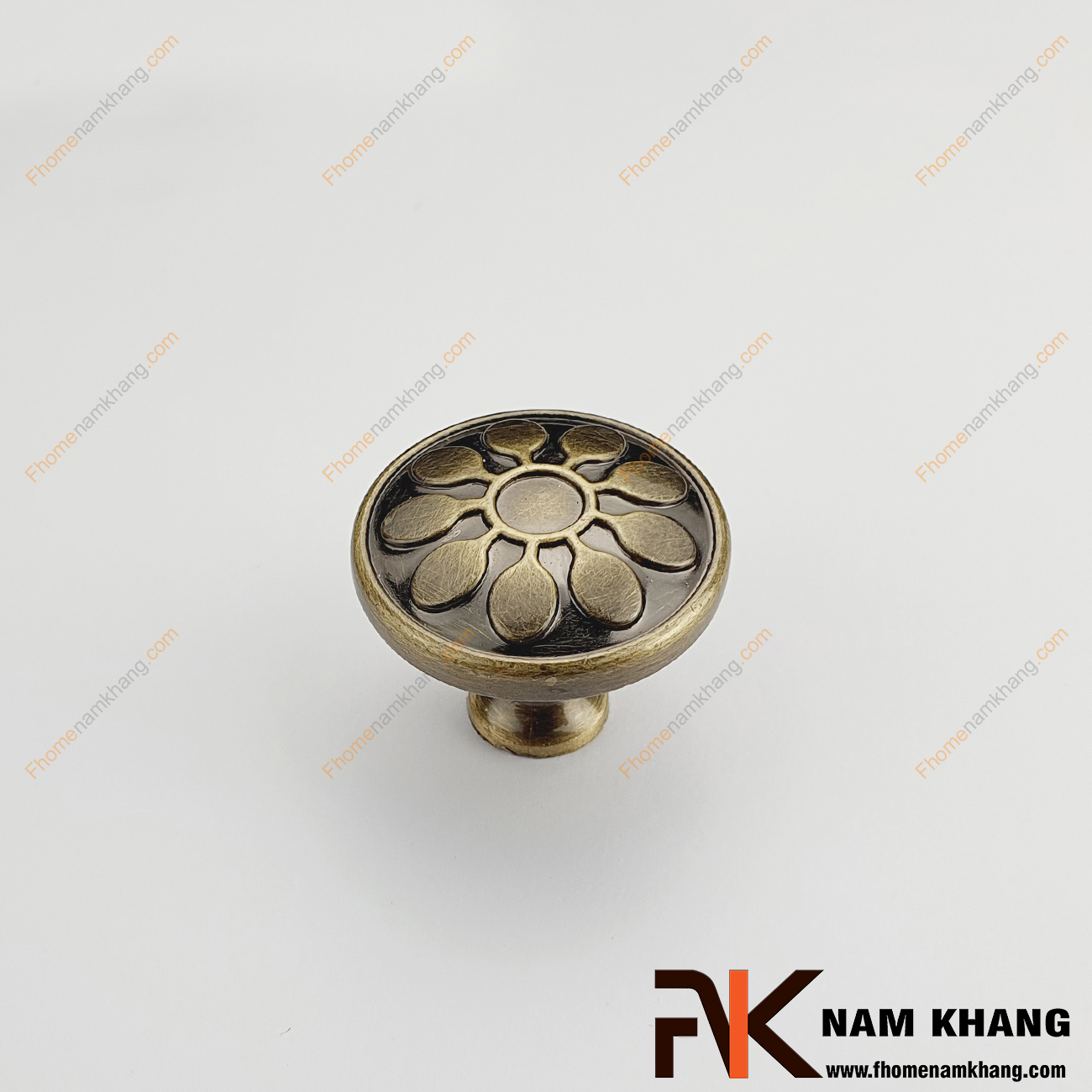 Núm cửa tủ dạng tròn cổ điển NK386L-HR