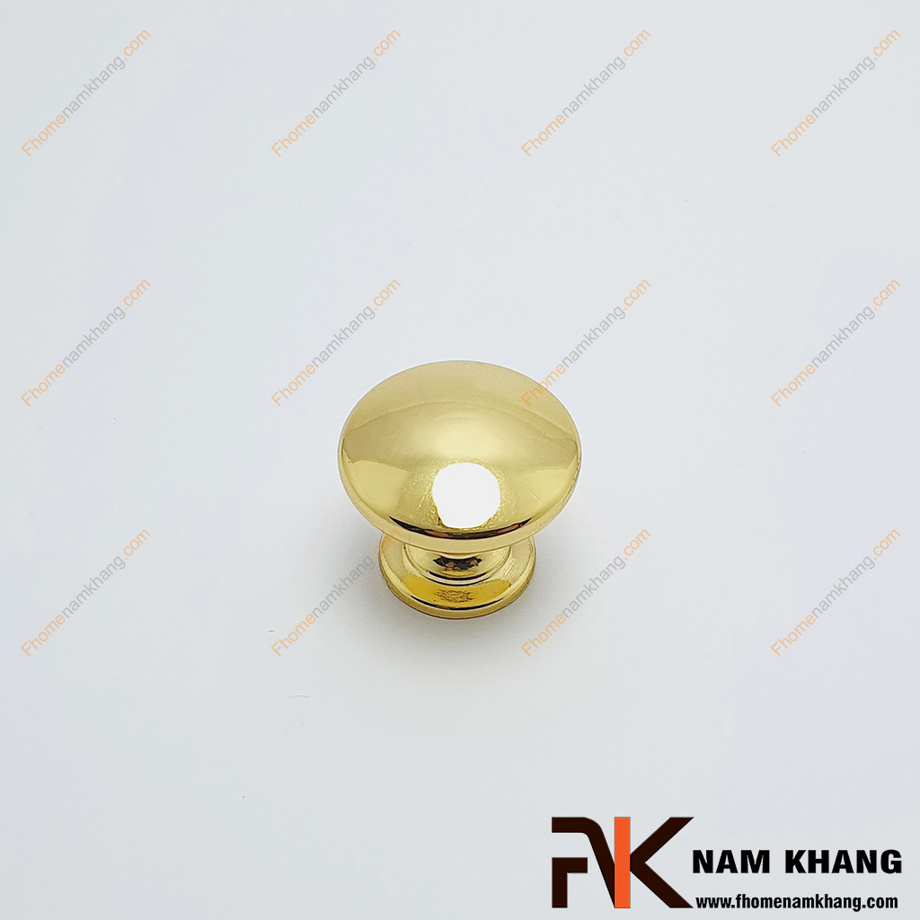 Núm nắm cửa tủ hợp kim màu vàng NK495LS-V - Núm nắm cửa tủ được thiết kế theo phong cách tối giản với dáng tròn mềm mại, mang lại cảm giác thanh lịch và tinh tế cho không gian nội thất.