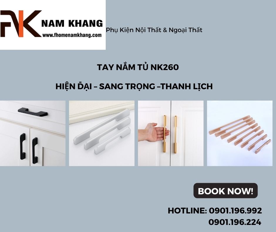 Tay nắm tủ cao cấp 